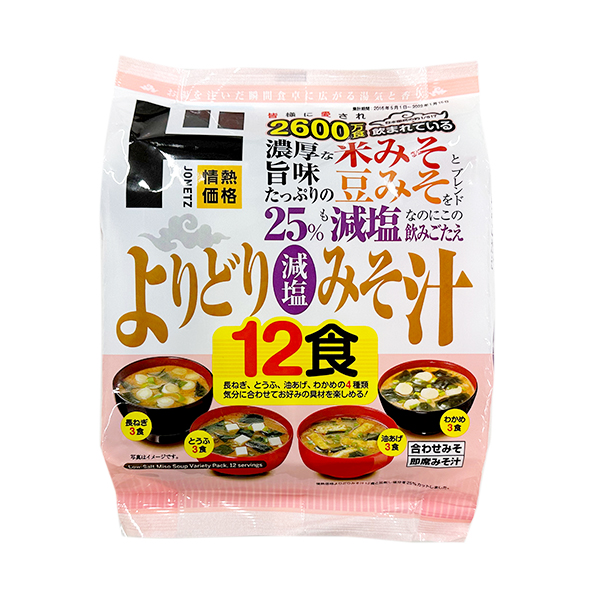 2号仓-情热价格 四菜精选减盐味增汤 12袋装