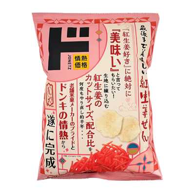 情熱價格 驚安殿堂限定 吃到最後都美味 紅薑仙貝 82g