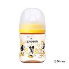 Pigeon 貝親 母乳實感 奶瓶 塑膠 160ml 米奇