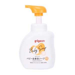 Pigeon貝親 嬰兒用 保濕水潤 泡泡沐浴露 無香型 500ml