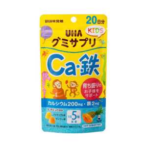 UHA悠哈 味覺糖 兒童 鈣鐵元素補充軟糖 1袋100粒