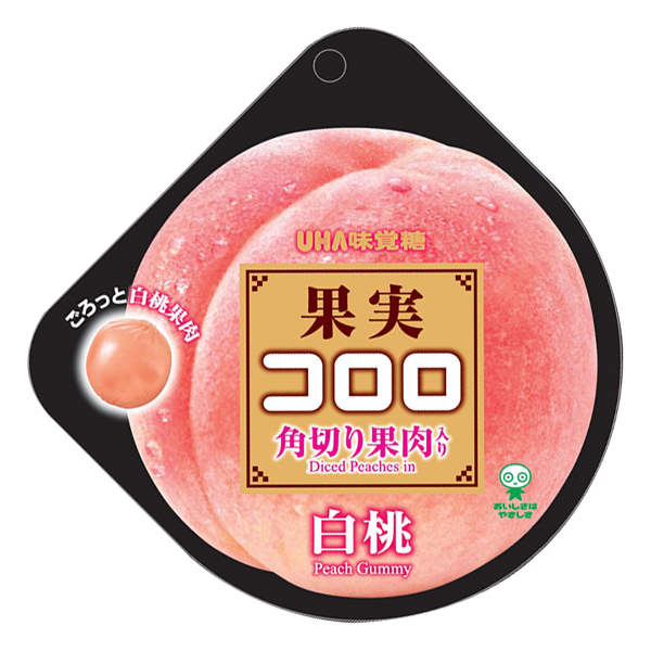 驚安殿堂限定 UHA味覺糖 酷露露軟糖 真實果肉 白桃味 40g