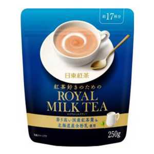日東紅茶 皇家奶茶 日本直郵進口甘甜口感絲滑茶韻留香冷熱飲伴手禮 即溶沖泡奶茶【經典原味】 250g