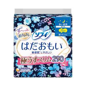 Unicharm Sofy 衛生棉 極薄 夜用 29cm 15片