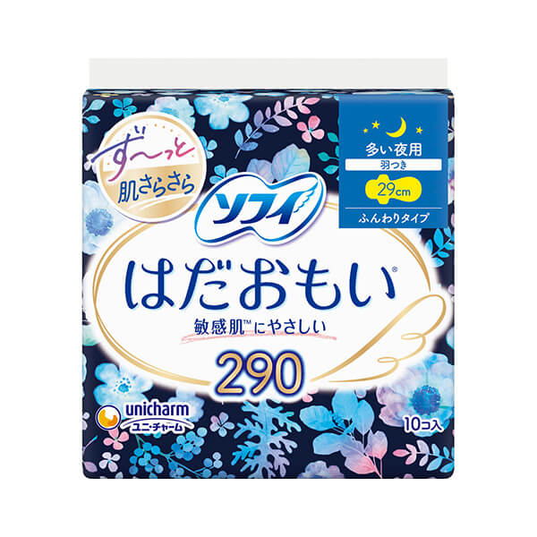 Unicharm Sofy 衛生棉 量多夜用 蝶翼款 29cm 10片