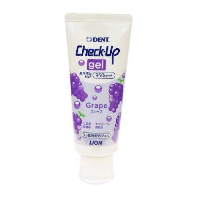 LION獅王check-up 口腔護理漱口啫喱 葡萄味 60g