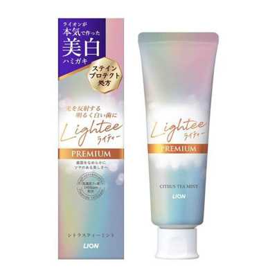 LION獅王Lightee 高級 美白牙膏 100g