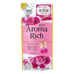 LION獅王 Aroma rich濃香系列 濃郁香氛衣物柔順劑 凱薩琳香型 替換裝 400ml