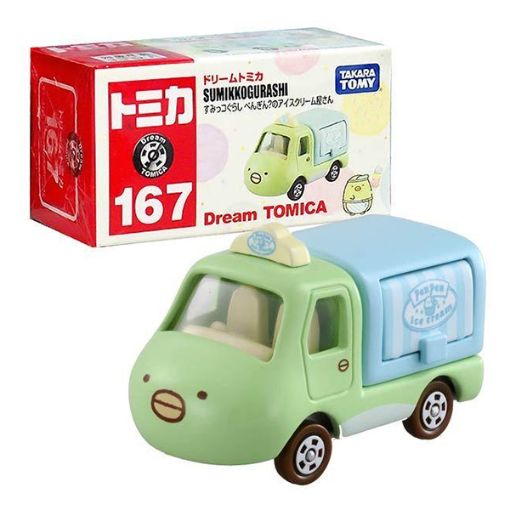 TAKARATOMY多美卡 No.167 角落生物 移動冰淇淋店玩具車【多美卡夢之仿真車系列】