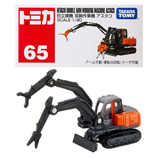 TAKARATOMY多美卡 玩具車 065 日立建機 雙臂作業機ASTACO【多美卡單品系列】