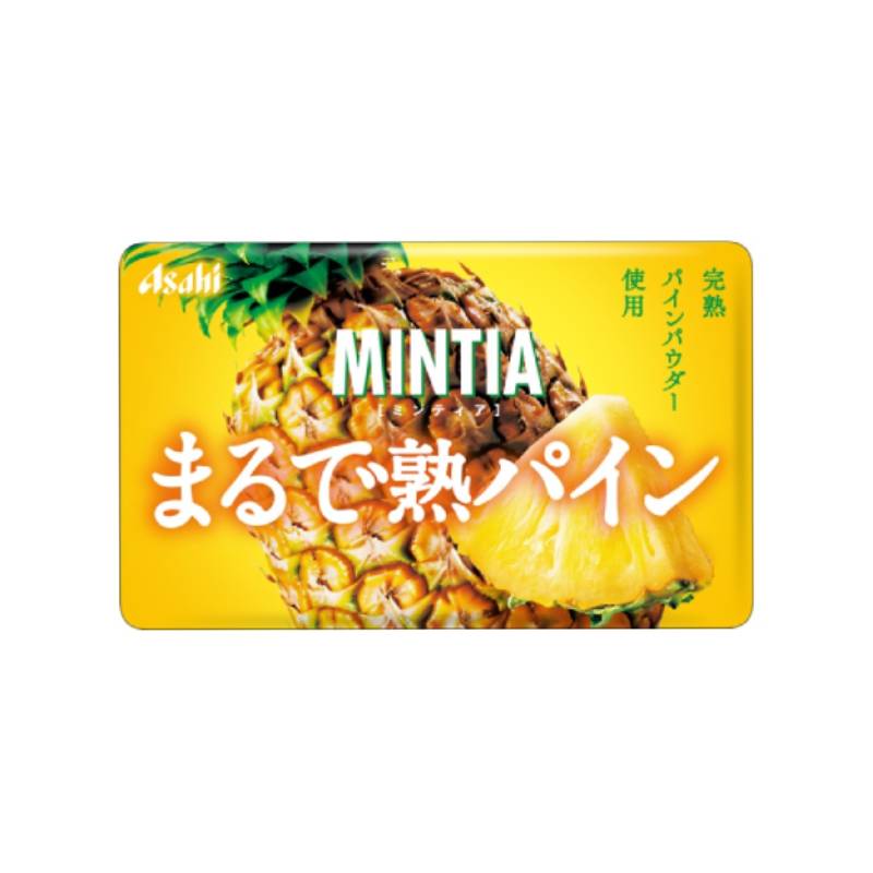 Asahi朝日MINTIA 口氣清新薄荷糖 完熟鳳梨味 50顆