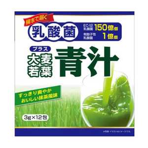 YUWA 300億乳酸菌 大麥若葉青汁 12包
