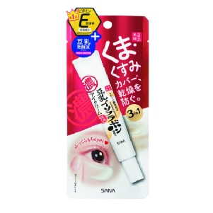 SANA莎娜 日本直送原裝進口豆乳美肌遮瑕黑眼圈與暗沉 4合1保濕按摩亮眼霜 20g