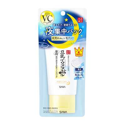 SANA莎娜 豆乳美肌本鋪 夜間綜合保濕護理 透明啫喱面霜 60g