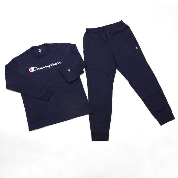 Champion冠軍 居家服套裝 男款 海軍色 M