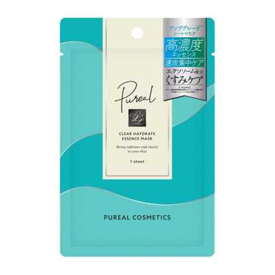 PUREAL COSMETICS Pureal 日本進口清透水潤保濕面膜 1片裝