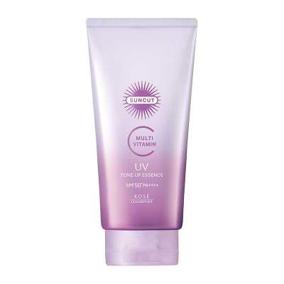 KOSE高絲 suncut多效維生素修護提亮防曬霜 SPF50+ PA++++ 80g 清透薰衣草色
