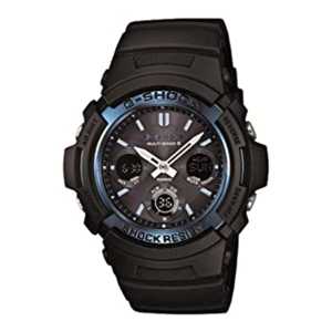 1号仓-CASIO卡西欧 G-SHOCK系列太阳能驱动双针腕表 AWG-M100A-1AJF 1块