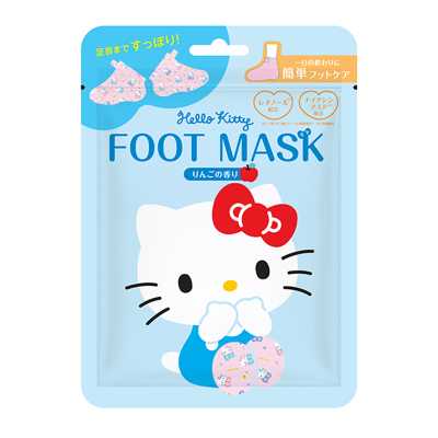 驚安殿堂限定 Hello Kitty 美容保濕足膜 蘋果香 2片