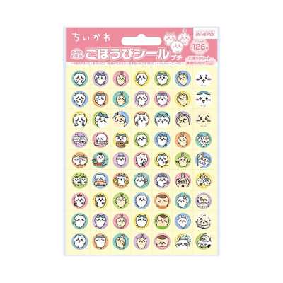 chiikawa吉伊卡哇 日本進口正品表揚貼小學生幼稚園兒童貼畫教師用專用卡通可愛 小號獎勵貼紙 126貼