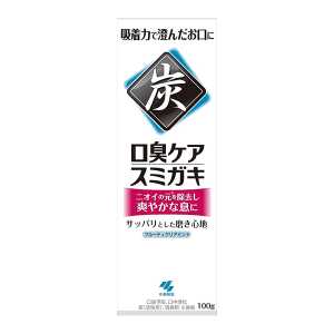 小林制藥 日本進口黑炭護齦除口臭牙漬護牙齦口氣清新 竹炭顆粒牙膏 100g