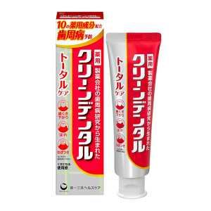 第一三共 Clean Dental 堅固牙齒舒緩牙齦含氟防蛀 全效護理護齦牙膏 100g