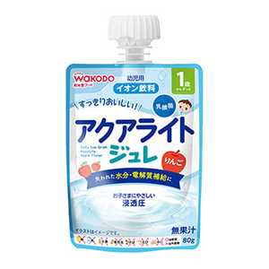 WAKODO和光堂 日本直送原裝進口寶寶童補充水分果凍果汁乳酸菌  電解質啫喱飲品【蘋果味】 70g