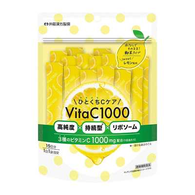 井藤漢方制藥 VitaC1000 一口維C 維他命C補充劑 15袋