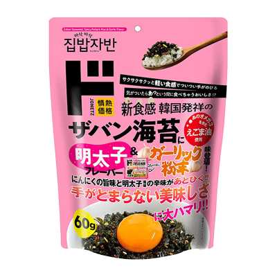 情熱價格 驚安殿堂限定 韓式炒海苔拌飯料 明太蒜香味 60g