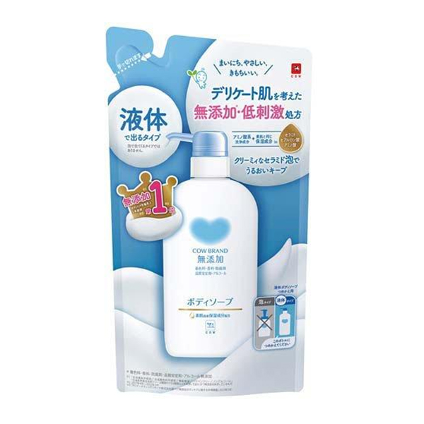 牛乳石鹼 植物性無添加沐浴乳 補充包 400mL