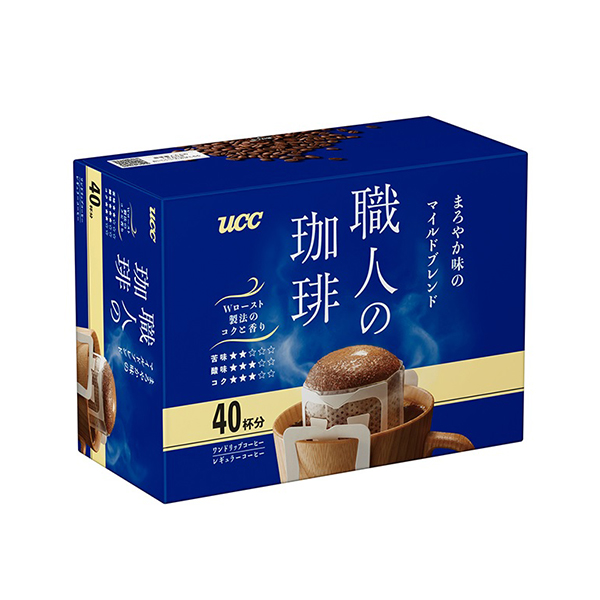 2号仓-UCC悠诗诗职人滴滤式挂耳职人咖啡 平衡调合圆润口感 7g×40袋-驚