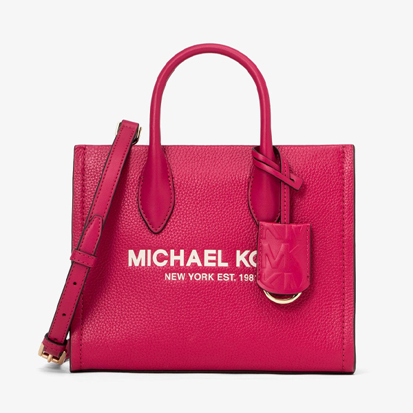 MICHAEL KORS迈克·科尔斯女士经典花纹手拎斜挎托特包玫红色1个-日本唐