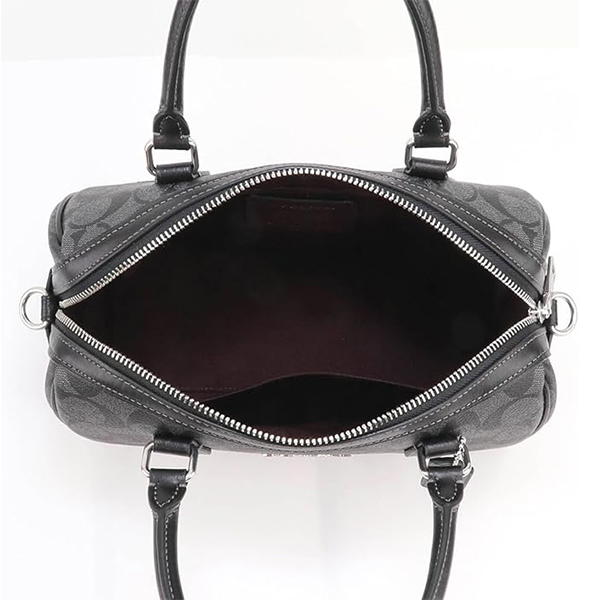 COACH Women's Crossbody Boston Bag CH280SVTSQ Black 1 piece-DONKI