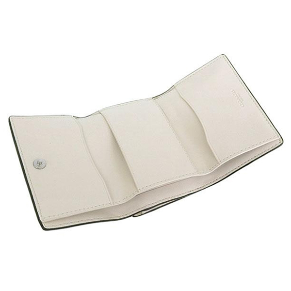 COACH classic pattern tri-fold wallet CM761SIGHA white 1 piece