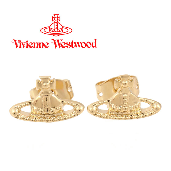 Vivienne Westwood FARAH Saturn earrings 62010015/R001 gold 1 pair