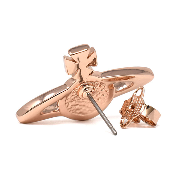 Vivienne Westwood MINI BAS RELIEF earrings 62020033/G120 rose gold