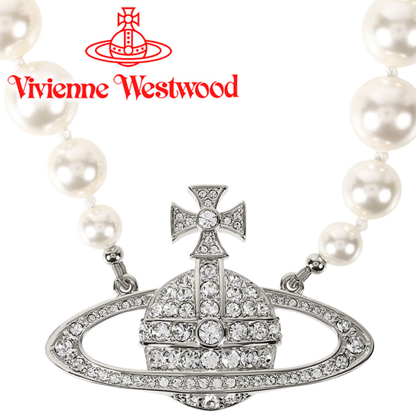 Vivienne Westwood ONE ROWPEARL BR necklace 63010106/02P104 W1