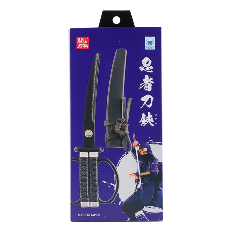 【AR CHRのみ100枚】①ニンジャスピナー、ムニキシゼロ　AR NIKKEN Ninja sword theme scissors NJ-32BL Black 1 piece-DONKI