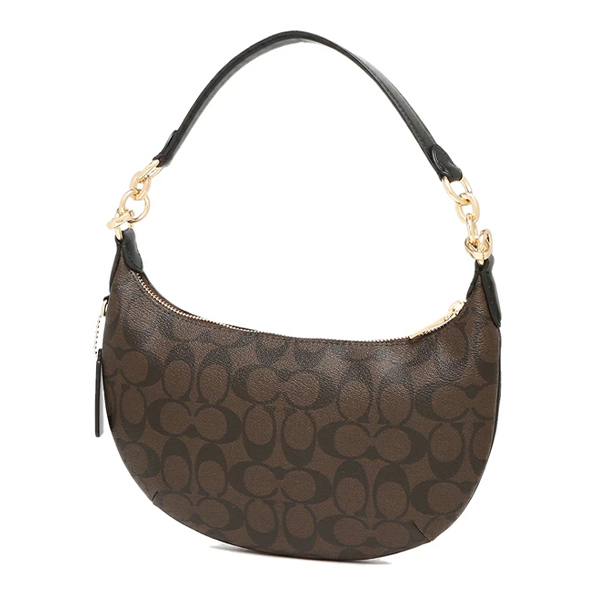 COACH TERI Series Shoulder Bag Handbag CE620IMAA8 Black & Brown