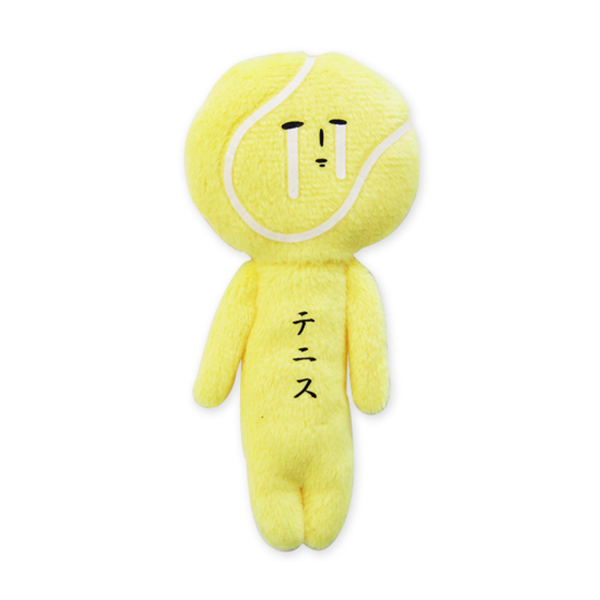 ほっしー様·͜·ᰔᩚユキエモン22fabric2点♡♡ Yukio Snowman [Club Series] Tennis Ugly-Cute Plush Keychain - 1