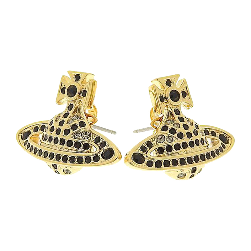 Vivienne Westwood Women's Earrings 6201032802R518 Gold x Black