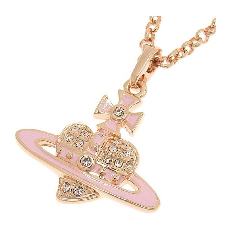 Vivienne Westwood Women's Necklace 6302039O02G433 Pink Gold x