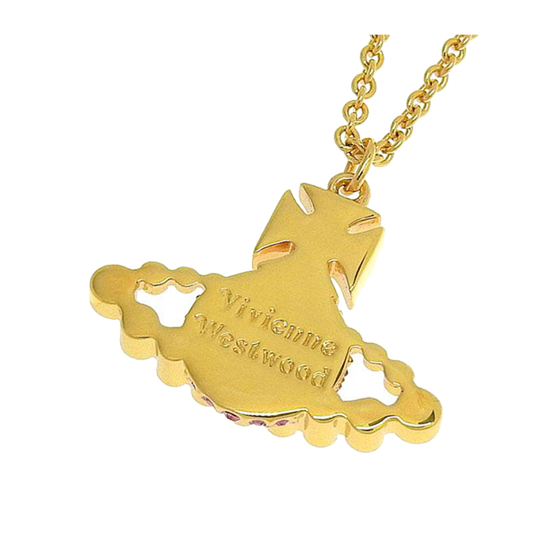 Vivienne Westwood Women's Necklace 6302039R02R881 Gold x Pink Gold