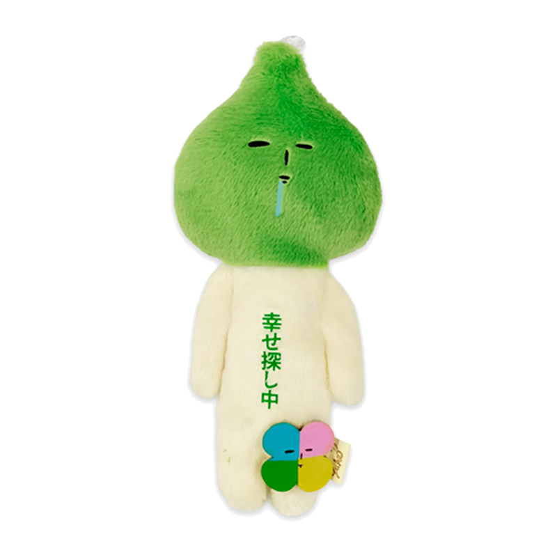 Yukio Snowman Clover Series Green Ugly-cute plush keychain 1 piece