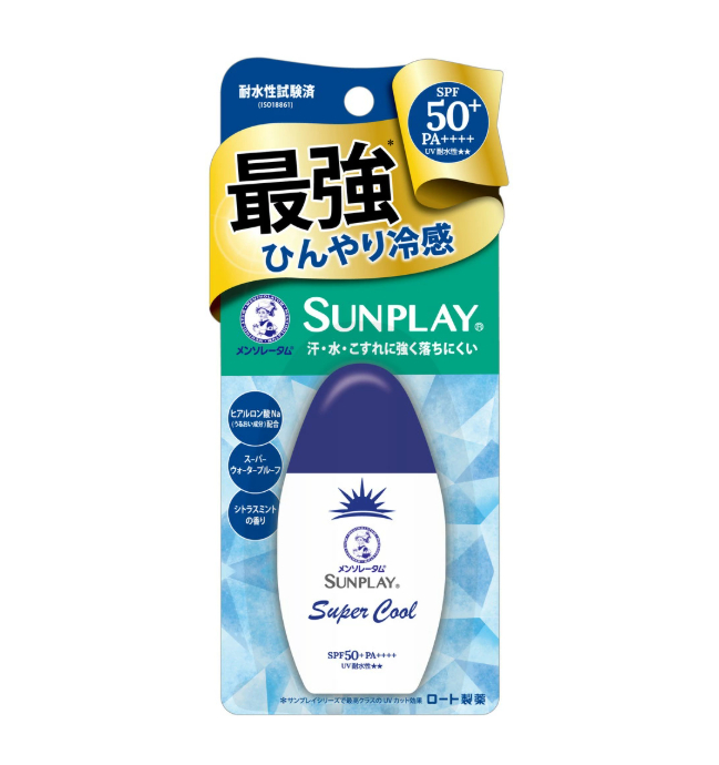ROHTO樂敦製藥 SUNPLAY超涼爽型防曬乳 SPF50+•PA++++ 30g