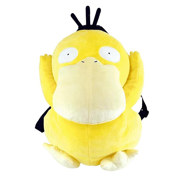 1号仓-Pokemon宝可梦毛绒双肩背包可达鸭1个-唐吉訶德官方線上購物