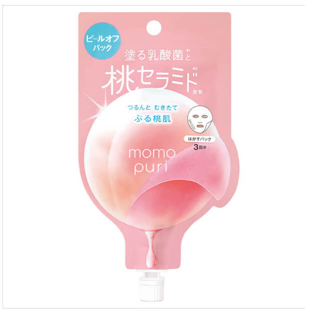 BCL momopuri 蜜桃神經醯胺乳酸菌 去角質清潔面膜 20ml 3次量