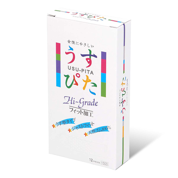 Usu-Pita 避孕套 1500 High-Grade 12個裝