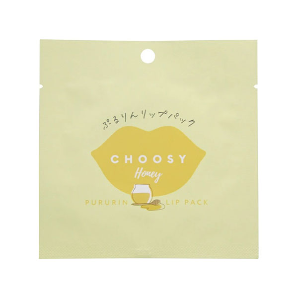 1号仓-PureSmileChoosy淡化唇纹水润双唇保湿滋润补水唇膜【蜂蜜】1片装