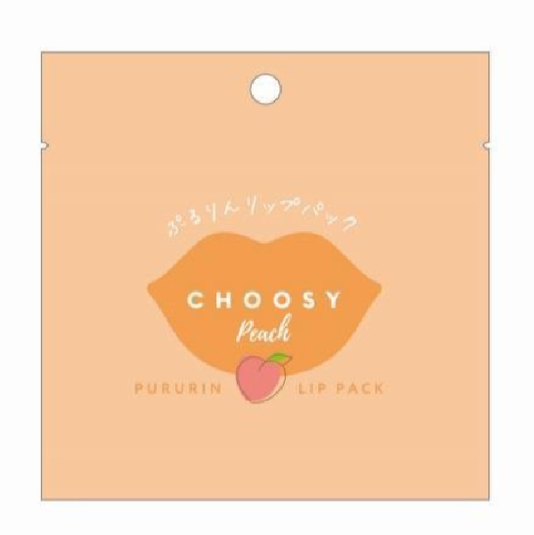 1号仓-PureSmileChoosy淡化唇纹水润双唇保湿滋润补水唇膜【蜜桃味】1片装